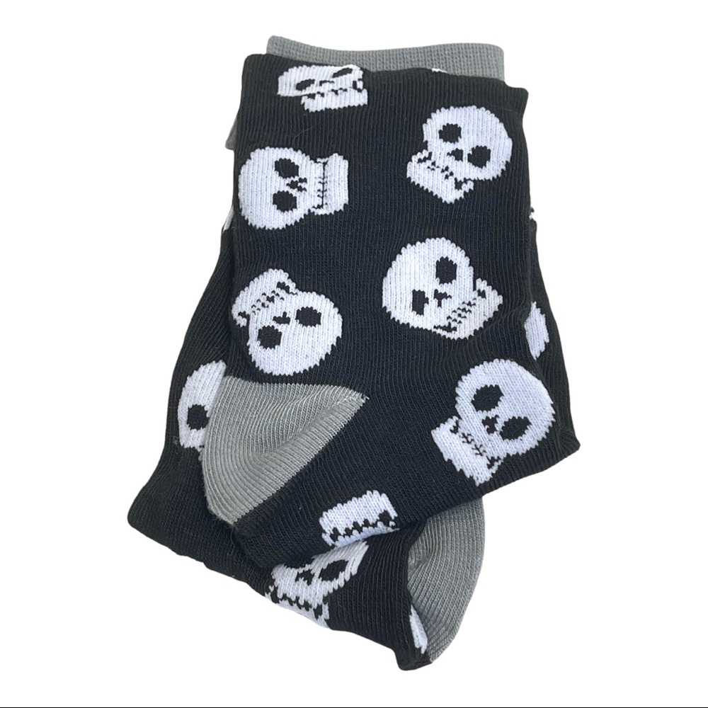 1 Pair Made for Retail Men’s Skull Print Sock